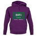 Saudi Arabia  Barcode Style Flag unisex hoodie