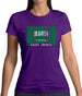 Saudi Arabia  Barcode Style Flag Womens T-Shirt