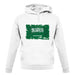 Saudi Arabia Grunge Style Flag unisex hoodie
