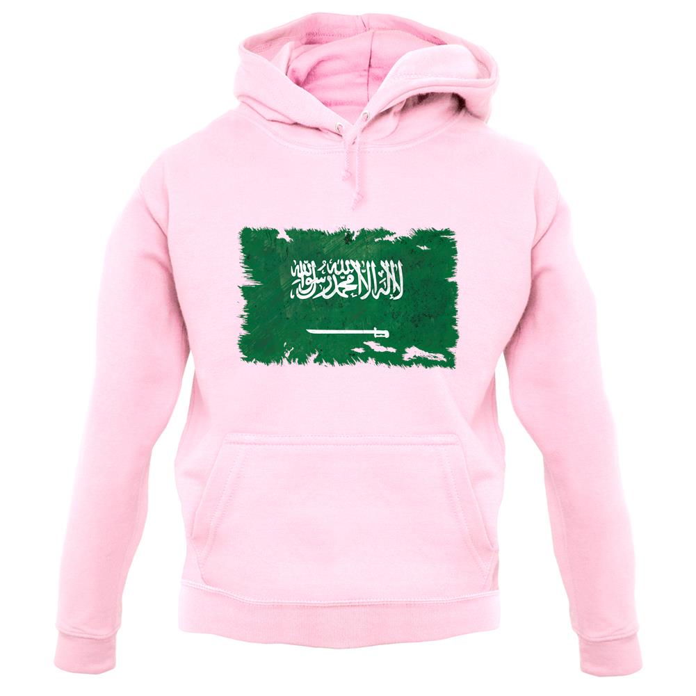 Saudi Arabia Grunge Style Flag unisex hoodie