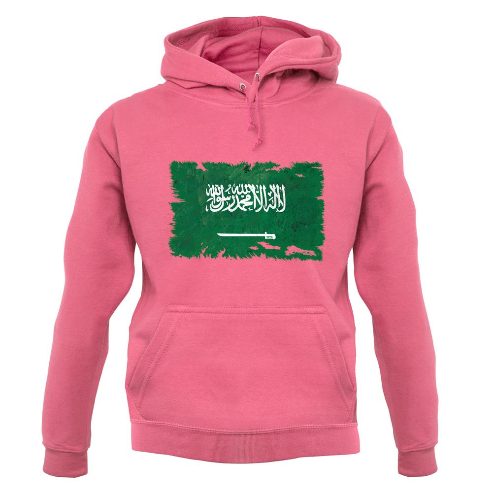 Saudi Arabia Grunge Style Flag unisex hoodie