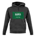 Saudi Arabia Grunge Style Flag unisex hoodie