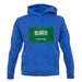 Saudi Arabia Grunge Style Flag unisex hoodie