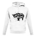 Chubby Unicorns unisex hoodie