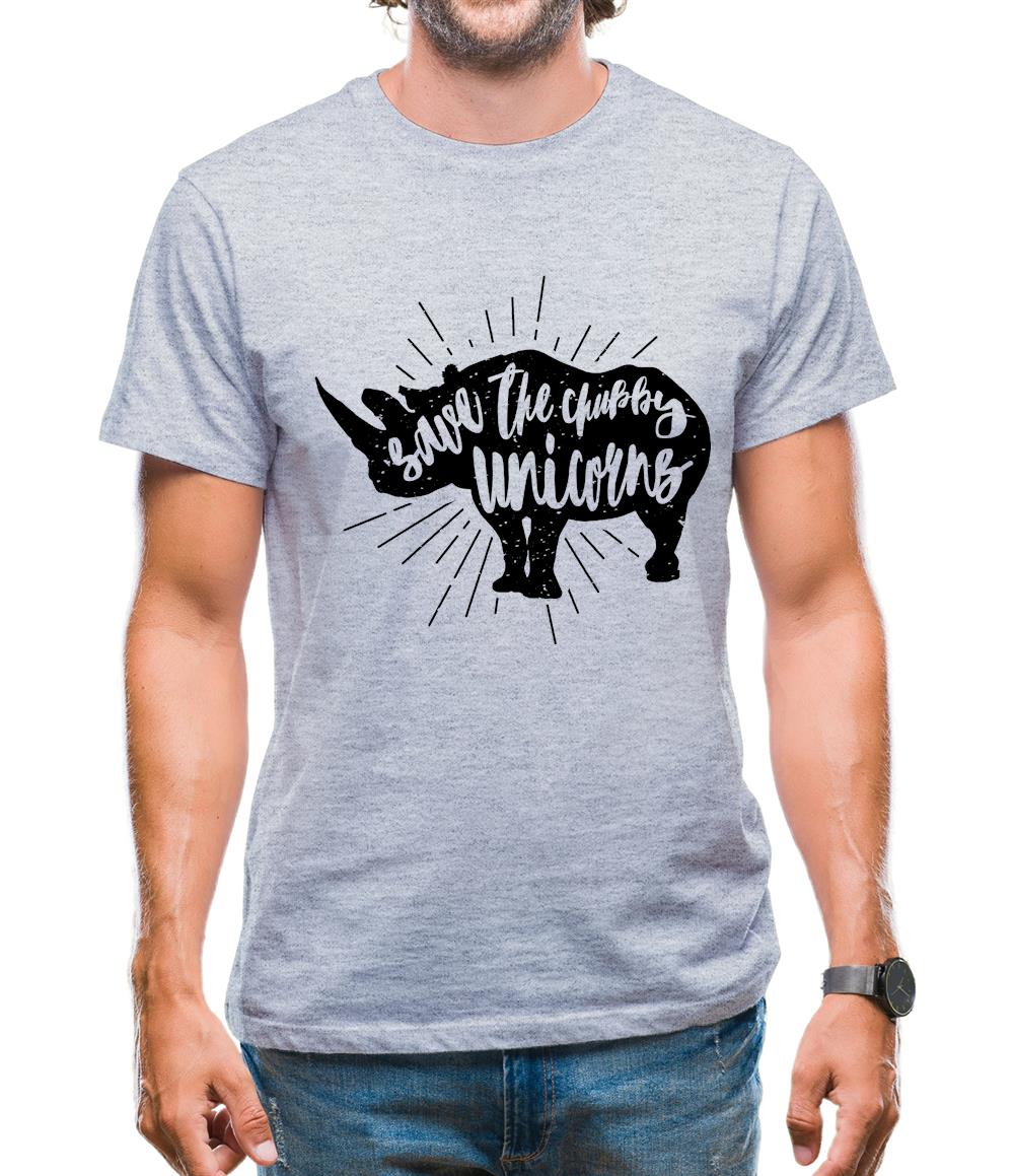 Chubby Unicorns Mens T-Shirt