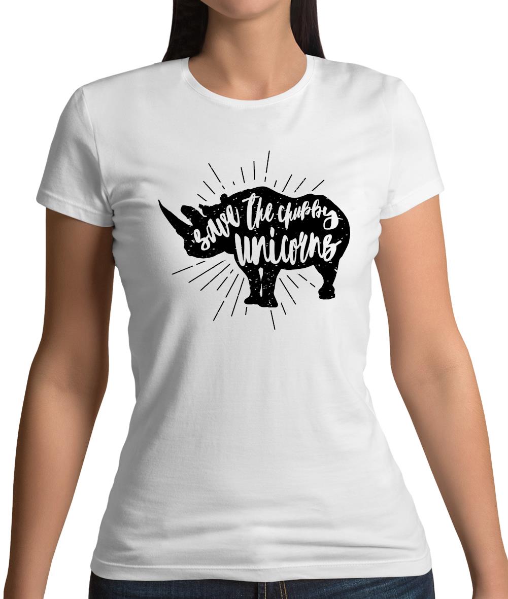 Chubby Unicorns Womens T-Shirt