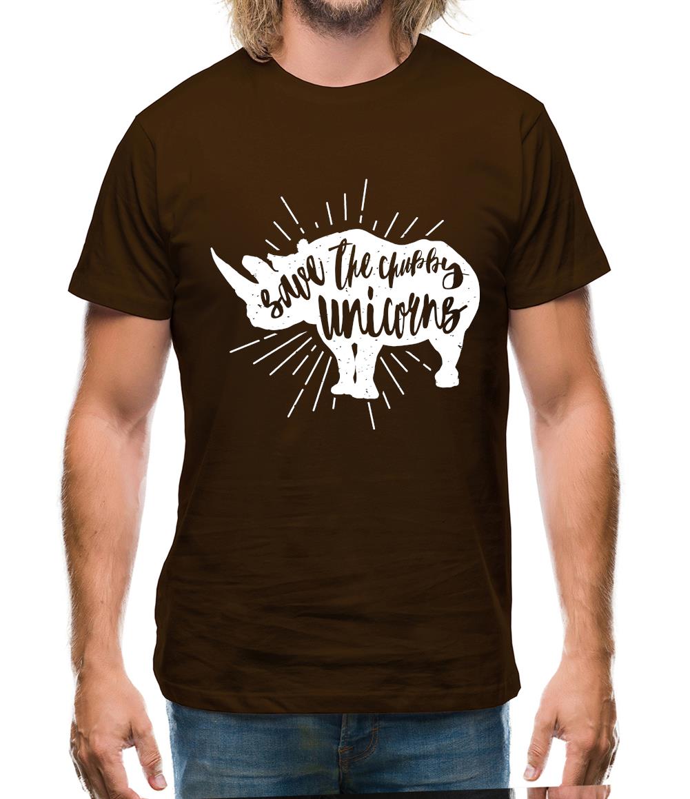 Chubby Unicorns Mens T-Shirt