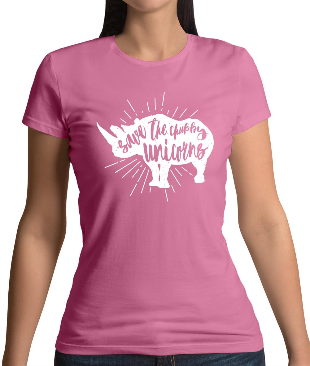 Chubby Unicorns Womens T-Shirt