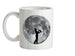 Saxophone Player Moon Ceramic Mug