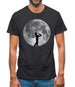 Saxophone Player Moon Mens T-Shirt