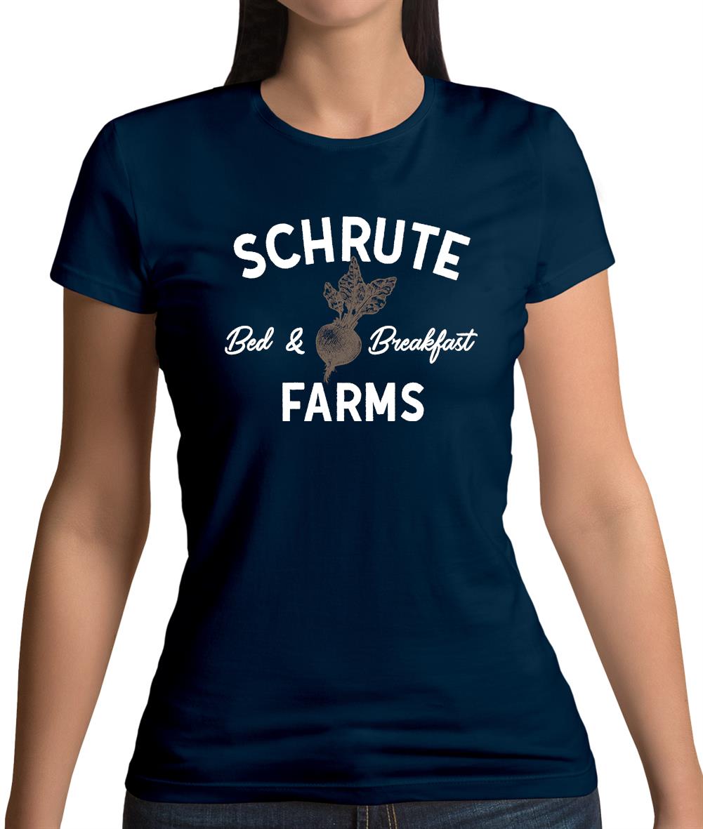 Schrute Farms, Bed and Breakfast Womens T-Shirt