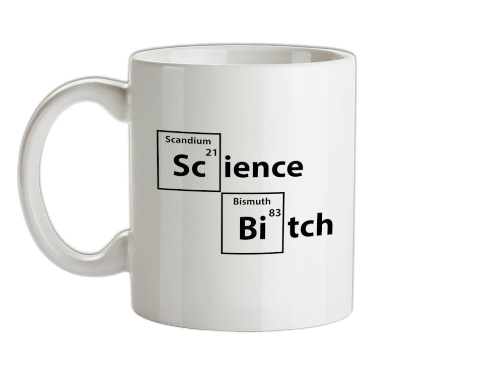 Science Bitch Periodic Table Ceramic Mug