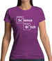 Science Bitch Periodic Table Womens T-Shirt