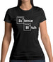 Science Bitch Periodic Table Womens T-Shirt