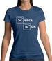Science Bitch Periodic Table Womens T-Shirt