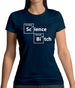 Science Bitch Periodic Table Womens T-Shirt