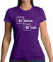 Science Bitch Periodic Table Womens T-Shirt