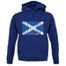 Scotland Barcode Style Flag unisex hoodie