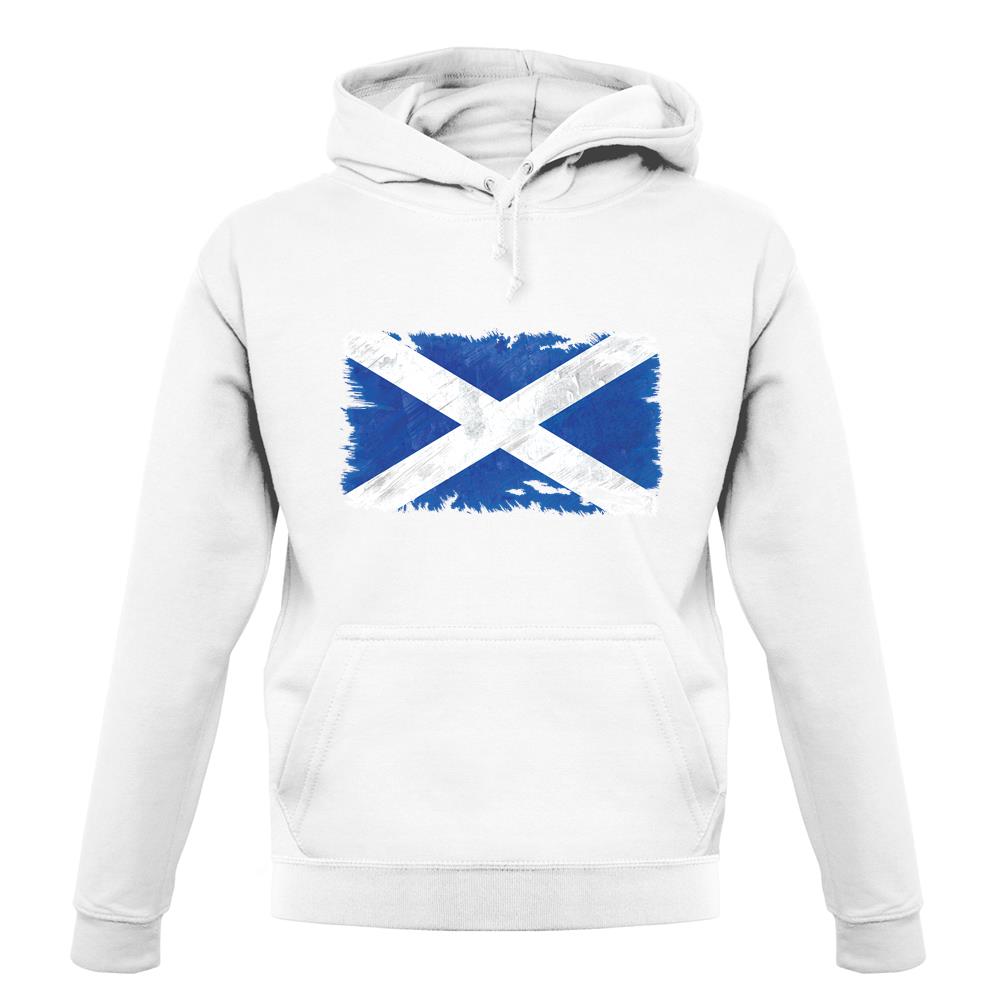 Scotland Grunge Style Flag unisex hoodie