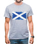 Scotland Grunge Style Flag Mens T-Shirt