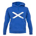 Scotland Grunge Style Flag unisex hoodie