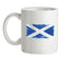 Scotland Grunge Style Flag Ceramic Mug