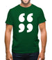 66 99 Quote Marks Mens T-Shirt