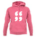 66 99 Quote Marks unisex hoodie