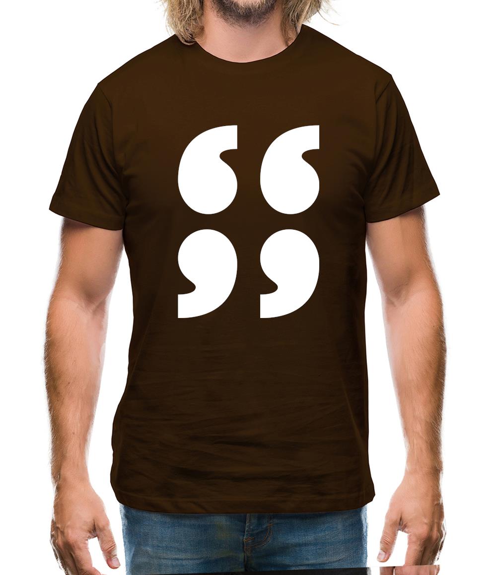 66 99 Quote Marks Mens T-Shirt