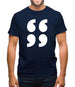 66 99 Quote Marks Mens T-Shirt