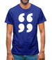 66 99 Quote Marks Mens T-Shirt
