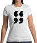 66 99 Quote Marks Womens T-Shirt