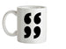 66 99 Quote marks Ceramic Mug