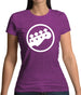 Bass Guitar Headstock Womens T-Shirt