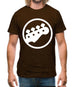 Bass Guitar Headstock Mens T-Shirt