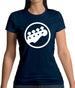 Bass Guitar Headstock Womens T-Shirt