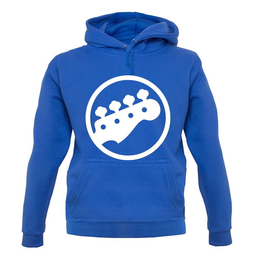 Bass Guitar Headstock unisex hoodie