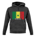 Senegal Barcode Style Flag unisex hoodie