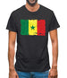 Senegal Grunge Style Flag Mens T-Shirt