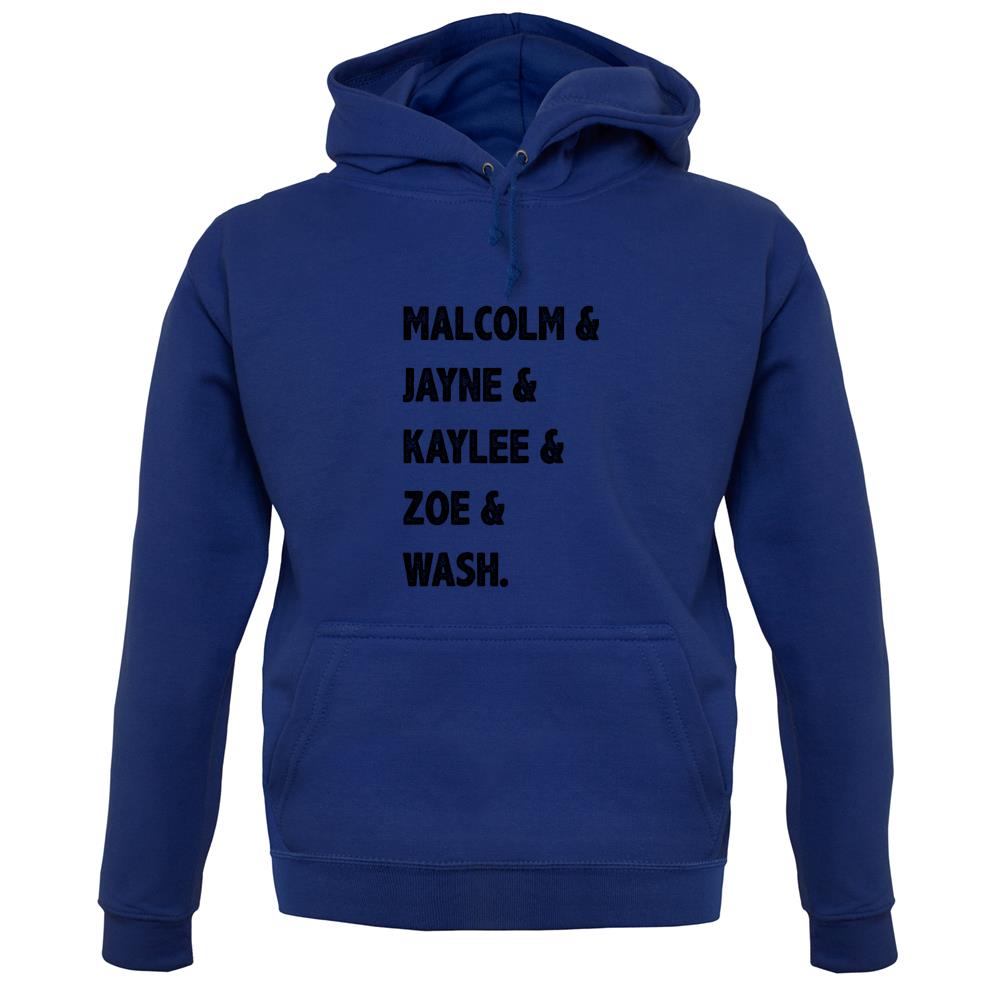 Malcolm & Jayne & Zoe unisex hoodie