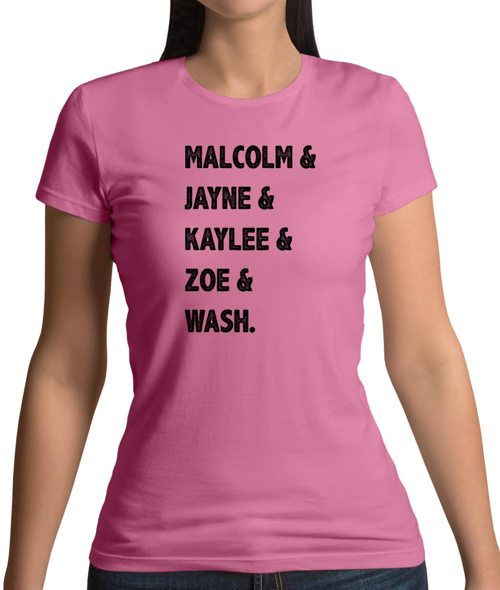 Malcolm & Jayne & Zoe Womens T-Shirt