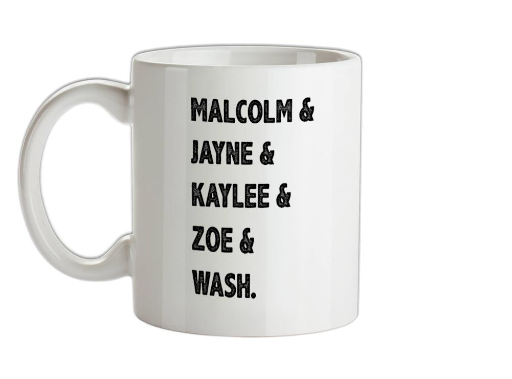 Malcolm & Jayne & Zoe Ceramic Mug