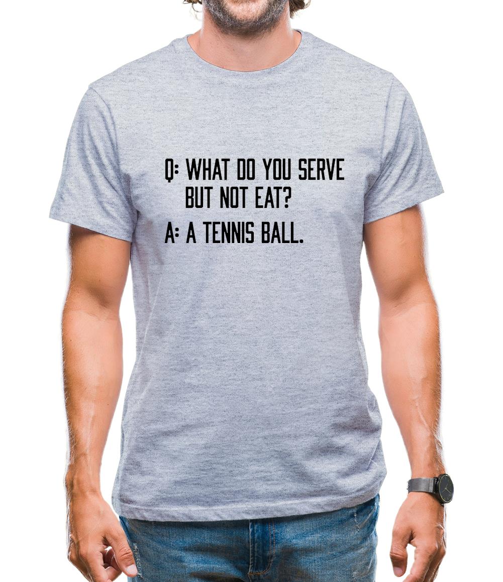 Don’T Eat Tennis Ball Mens T-Shirt