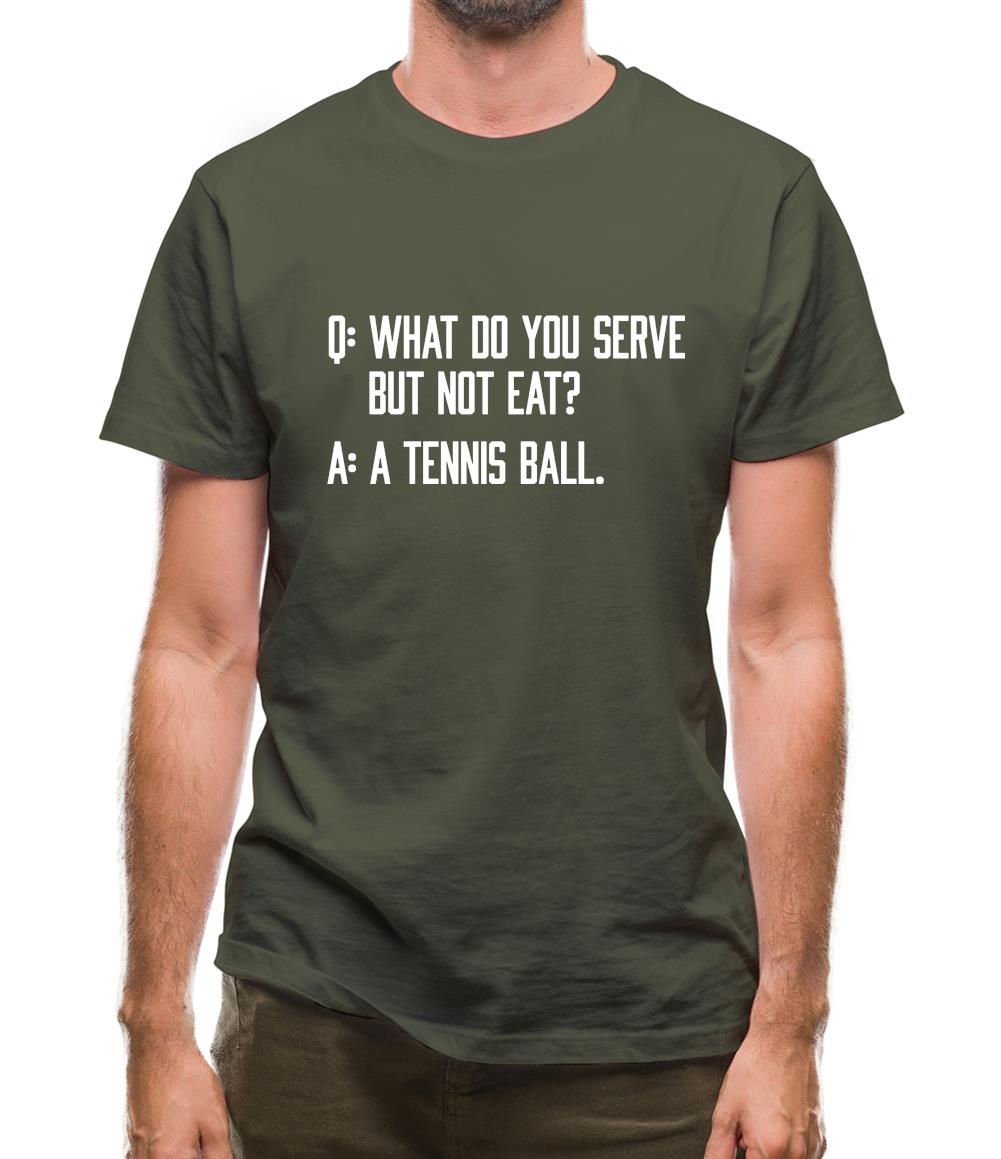 Don’T Eat Tennis Ball Mens T-Shirt