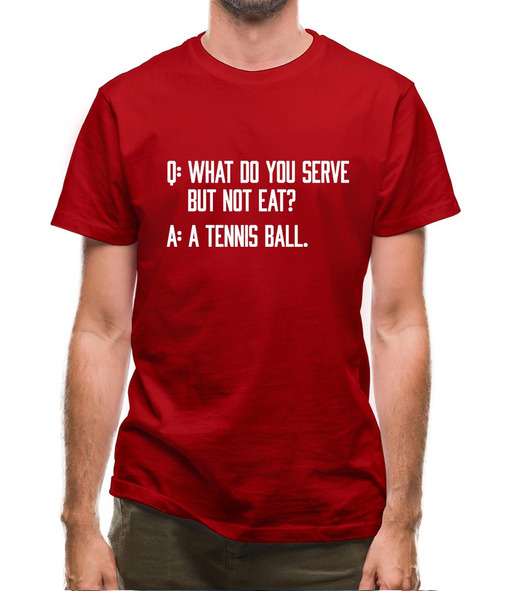 Don’T Eat Tennis Ball Mens T-Shirt