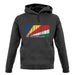 Seychelles Barcode Style Flag unisex hoodie