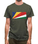 Seychelles Grunge Style Flag Mens T-Shirt