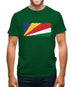 Seychelles Grunge Style Flag Mens T-Shirt