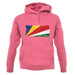 Seychelles Grunge Style Flag unisex hoodie