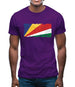 Seychelles Grunge Style Flag Mens T-Shirt